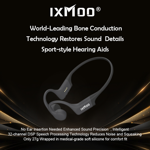 A1 Open Bone Conduction Hearing Aid Headphone