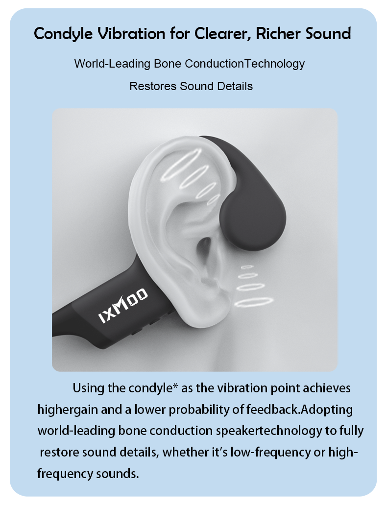 A1 Open Bone Conduction Hearing Aid Headphone